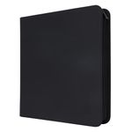 Rayvol Premium 12-Pocket Card Binder - Fits 1104 Trading Cards, Side Loading Ringless Card Collection Album for TCG and Sports Cards