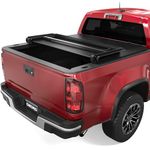 oEdRo Soft Tri-Fold Truck Bed Tonneau Cover Compatible with 2015-2024 Chevy Colorado/GMC Canyon with 5.2 ft Bed