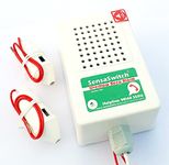 Overflow Beep Alarm (Standard) with Water Sensor Set, Loud Sound Fixed Volume Beep Alarm, White Plastic, Model-OBS