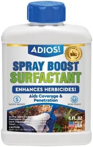 Adios! Spray Boost Surfactant for Herbicide and Weeds, Makes 25 Gallons of Nonionic Wetting Agent (8oz)