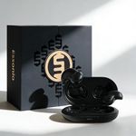 Essonio Sleep Earbuds 53dB High-Frequency Noise Reduction 8-mic Array & Dual Hybrid Filtering Technology, 80H Playtime, Snore Blocking Comfortable Earbuds, Bluetooth 5.3 Earplugs for Sleep, Airplane