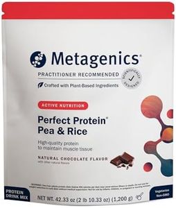 Metagenics Perfect Protein® Pea & Rice - Featuring OptiProtein®, a Balanced Combination of Proprietary Pea and Rice Protein with Added BCAAs, Chocolate Flavor | 30 Servings