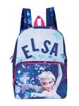 Disney Marvel Frozen Reversable 18-Litre Kids School Backpack Bag, Sky Blue