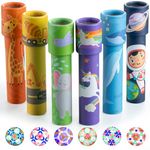 iKeelo 6Pcs Classic Kaleidoscope - Pass the Parcel Gifts for Kids' Birthday, Retro Party Favor Goodie Bag Fillers Return Gifts Carnival Prize and Stocking Stuffers