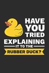 Developer Rubber Duck Notebook: Debug Programming Duckie / 6x9 Inches / 120 sites / Graph Paper