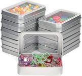 Kurtzy 10 Pack Silver Metal Storage