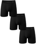 Black Standard Boxer Three Pack - L