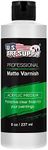 U.S. Art Supply Professional Matte Varnish, 8 Ounce - Acrylic Medium, Clear Permanent Protective Finish for Paintings & Artwork, Apply Over Dry Acrylic Paint - UV, Reduces Photography Shine, Glare