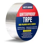 UB Unity Brand Super Strong Adhesive Waterproof tape Permanent Repair Roof Water Leakage Solution Rubber Foil Suitable for Roof Leak, surface Crack, Window Sill Gap, Boat Sealing, Tank Leak (5CM*5M)