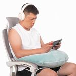 TYYIHUA Gaming Pillow Reading Pillow for Gaming Gamer Pillow Gaming Pillow for Lap Arm Rest Pillow Lap Pillow for Gaming, for Reading, Working, Crochet