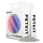 PETKIT Strong Clumping Cat Litters, 5 in 1 Mixed Cat Litter 2 Packs(7L x 2) - 3.6kg/Pack Unscented Ultra Absorbent and Fast Drying Cat Litter, Flushable Odor Eliminating, Biodegradable