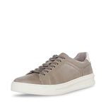 Steve Madden Men's Mecos Sneaker, Taupe Leather, 10.5 UK