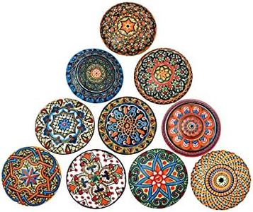 KNOBSWORLD 10 x Mix Vintage Look Flower Ceramic Knobs Door Handle Cabinet Drawer Cupboard Pull Xfer (New xfer)