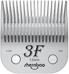 shernbao NSS Style Detachable Pet Clipper Blades, Made of Titanium Coating Ceramic & Stainless Steel, Compatible with Most Andis, Oster, Wahl A5 Clippers