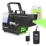 beamz RAGE 1000 Remote LED Smoke Machine Fog Mist Effect with 5L Fluid DJ Disco Party