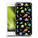 Head Case Designs Officially Licensed Rick And Morty Neon Pattern Season 3 Graphics Hard Back Case Compatible With Apple iPhone 7 Plus/iPhone 8 Plus
