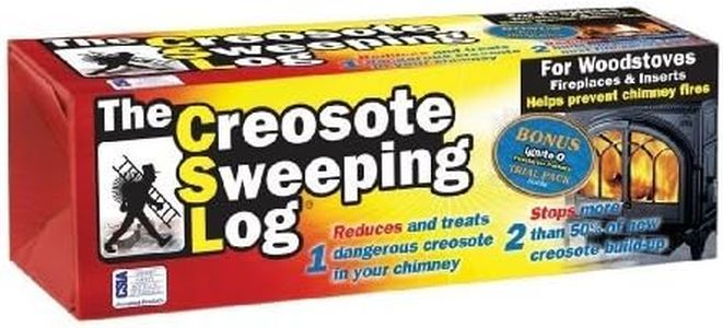 Creosote Sweeping Log For Fireplaces (Pack of 2)F