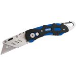 Draper Folding Knife With Belt Clip | Safety Locking Mechanism | Single Blade Flick Garden Knife | Cutting Hand Tools | 24383