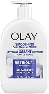 Olay Retinol 24 + Peptide Face Wash, Smoothing, Sulfate-Free, 16 oz