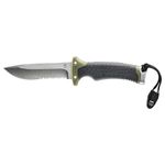 Gerber Gear Ultimate Outdoors Survival Knife - Fixed Blade Knife for Hunting, Fishing, Foraging, Camping, and Bushcraft with Fire Starter, Sharpener, Whistle, and Sheath - 4.75” Stainless Steel Blade