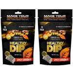 Teaza Energy Pouches Smokeless Tobacco Alternative Snuff Healthy Dip Pouches with Extra Kick of Spice, Spicy Cinnamon (2 Pack) Tobacco Free Nicotine Free Dip, Chewing Alternative Tobacco