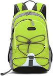 10L Small Hiking Backpack for Kids Ages 3-6 Girls Boys Under 4 feet, Mini Waterproof Outdoor Sport Travel Camping Daypack (Apple Green)