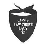 JXGZSO 1 Piece Happy Pawther’s Day Dog Bandana Father’s Day Dog Bandana Dog Dad Gift (Pawther Day D CA)