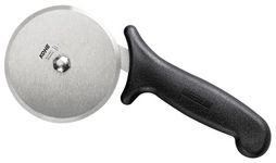 KOHE Stainless Steel Pizza Cutter Wheel Type (Big, Black, Pack of 1)