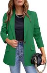 CRAZY GRID Womens Casual Blazer Lon