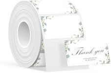 SUPVAN T50M Label Maker Tape Adapted Label Print Paper Refill Flowers Size 1.96" x 1.18" 250pcs Thermal Laminated Waterproof Self-Adhesive Multipurpose Labeling Tape Replacement