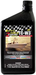 STAR BRITE Premium 2-Cycle Engine Oil TC-W3 - High-Grade Synthetic Blend for All 2-Stroke Engines - 32 Ounce Quart (019032)