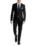 Calvin Klein Men's Slim Fit Suit Separates, Black, 30