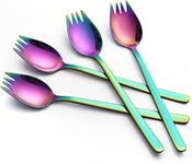 YFWOOD Sporks, 4-pack 18/10 Stainle