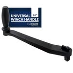 Five Oceans Universal Aluminum Lock-in Winch Handle, 10 inches FO-3514-2