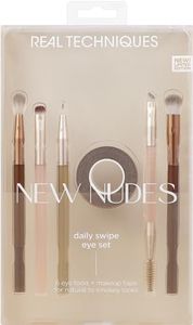 Real Techniques New Nudes Daily Swipe Eye Makeup Brush Set