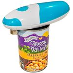 Automatic Hands Free Can Opener - Electric, Smooth Edge Safety, Battery Operated & Cordless - Stainless Steel One Touch Operation Can Opener (blue)