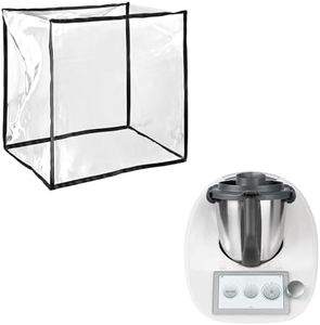 kwmobile Custodia Protettiva Antimacchia Compatibile con Thermomix Bimby TM5 / TM6 - Copertura Antipolvere TPU Robot Cucina - Cooking Blender Cover Trasparente