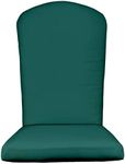 RSH DECOR: Foam Adirondack Chair Cushion | 48” x 20” x 2” | All-Weather Spun Fabric | Water and Fade-Resistant | Outdoor Cushion for Patio Furniture | Peacock