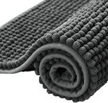 SUBRTEX Bathroom Rugs Chenille Bath