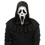 Fun World Officially Licensed 25th Anniversary Ghost Face Mask Costume Accessory, Black, One Size