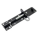 Merriway BH01738 Type 2A Heavy Duty Brenton Bolt Padbolt, 150mm -Black Pad