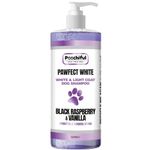 Poochiful Pawfect White Dog Shampoo Sensitive Skin 500ml. Dog & Puppy Shampoo With Added Conditioner From 8 Weeks. Grooming Products for Dogs Easy Wash & Rinse Suitable for Sensitive Itchy & Dry Skin