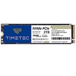 Timetec 2TB SSD NVMe PCIe Gen3x4 8Gb/s M.2 2280 3D NAND 1800TBW High Performance Read/Write Speed Up to 3,400/3,000 MB/s Internal Solid State Drive for PC Laptop and Desktop