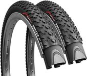 Fincci Pair Tyres 27.5 x 2.10 Inch 54-584 Foldable Cycle Tyre Oncamp for Road Mountain MTB Mud Dirt Offroad Bike Bicycle Tire 27.5x2.1 (Pack of 2)