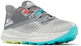 Columbia Women's Montrail Trinity Fkt Trail Running Shoe, Grey Ice, Bright Aqua, 8.5