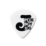 Pickboy J-Pick, White, Cellulose, 1.00mm, 10 picks