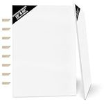 Kurtzy 2 Pack Blank Canvas - 70 x 100cm (28 x 40 inches) - Extra Large Pre Stretched Canvas Panels with Wooden Wedges - Suitable for Acrylic and Oil Painting Also for Sketching and Drawing