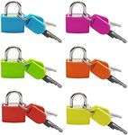 Suitcase Lock with Keys, Multicolor