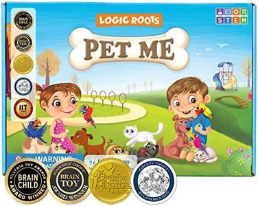 STEM Game PET ME for Multiplication and Division Math Board Game- Easy Start Educational Game Perfect Learning Girls and Boys 7 and up Pet Wonderland Adventure Game for Family
