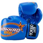 YOKKAO Muay Thai Vertical Boxing Glove - Blue - 10oz